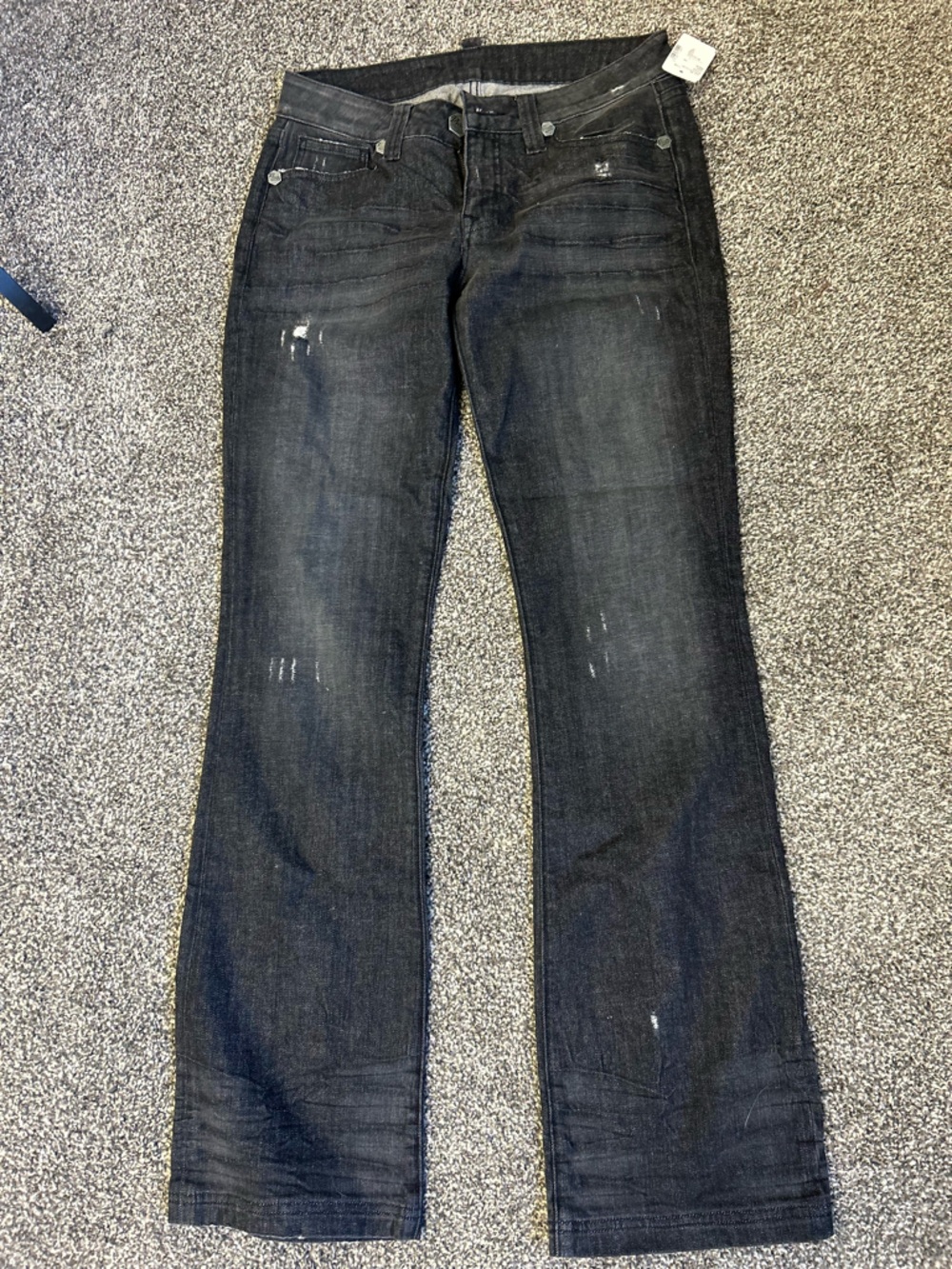 VTG Pratt’s Motor Sports Designer Jeans Women’s Straight Jeans in Dark Wash Rare
